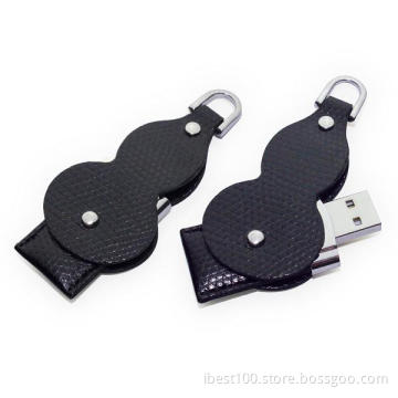Top Selling Business Gifts USB, Leather USB, Leather Pen Drive